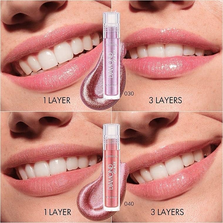 Блеск для губ мерцающий Diamond Glaze Lip Gloss, 040 Diamonds Made Me Do It, 3 мл 3