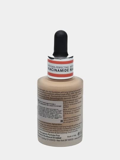 Тональная основа HD Liquid Coverage Foundation, 010 Light Beige светло-бежевый 2