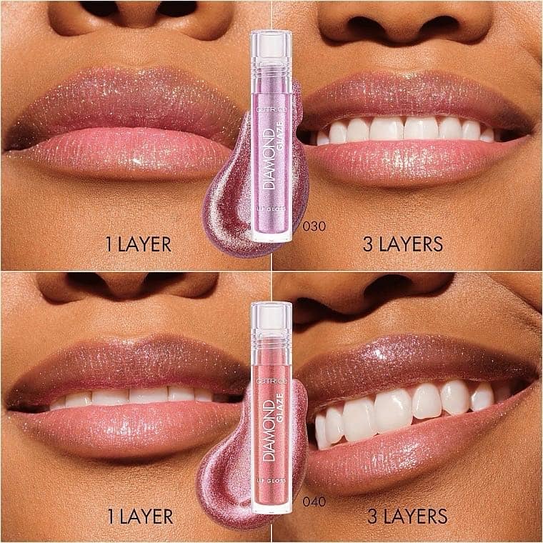 Блеск для губ мерцающий Diamond Glaze Lip Gloss, 040 Diamonds Made Me Do It, 3 мл 2