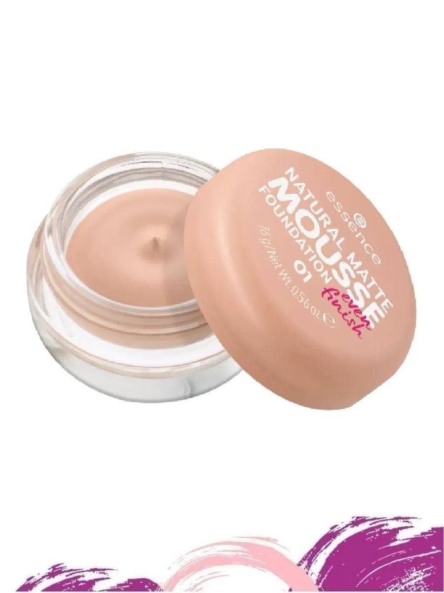 Тональная основа мусс Natural Matte Mousse Foundation, 01 2