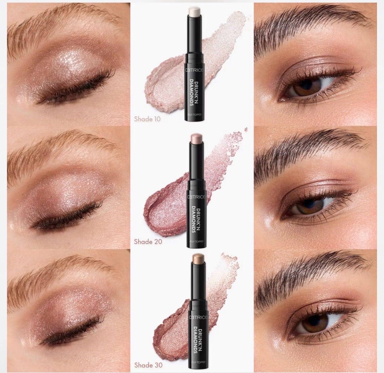 Топпер для век в стике Drunk'n Diamonds Jelly Topper, 030 Sunset Spark 5