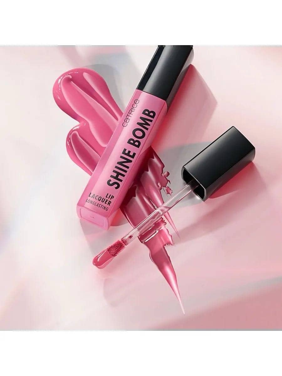 Глянцевая жидкая помада Shine Bomb Lip Lacquer, 060 Pinky Promise 1