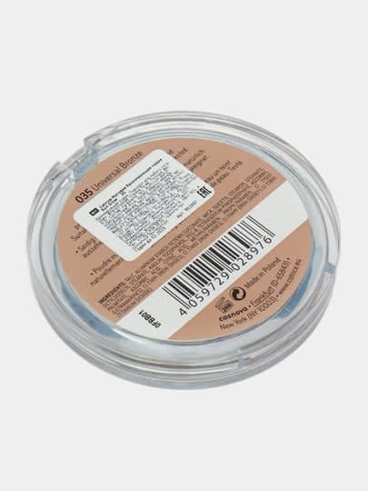 Пудра компактная Sun Glow Matt Bronzing Powder с эффектом загара матирующая, 035 Universal Bronze 3