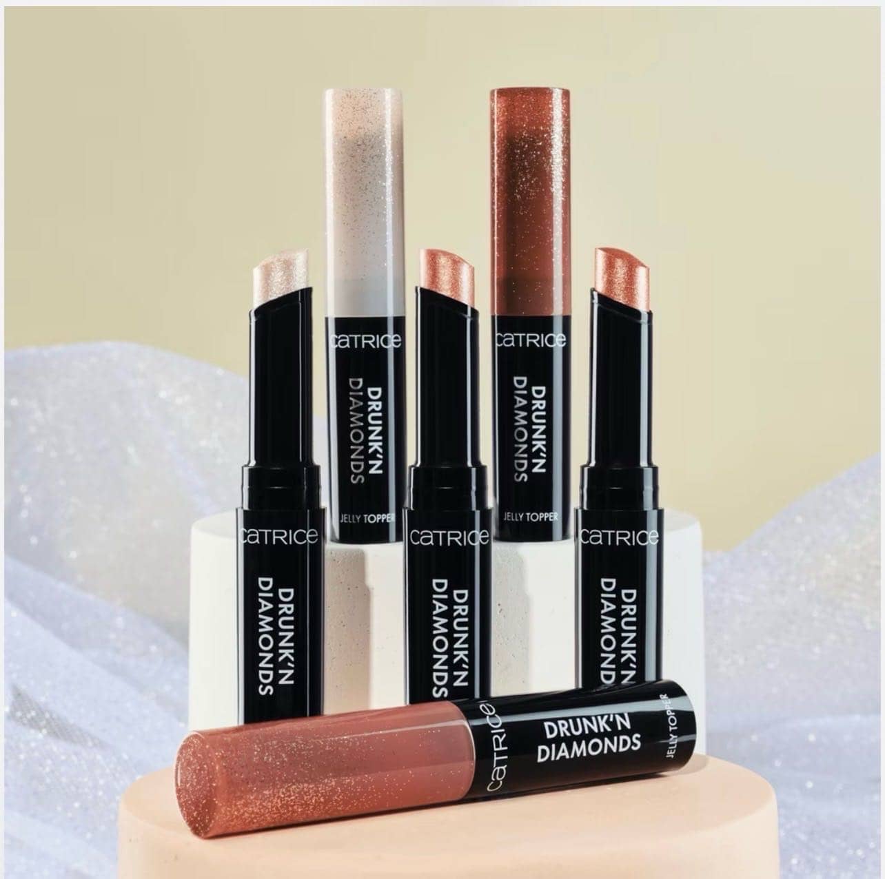 Топпер для век в стике Drunk'n Diamonds Jelly Topper, 030 Sunset Spark 4