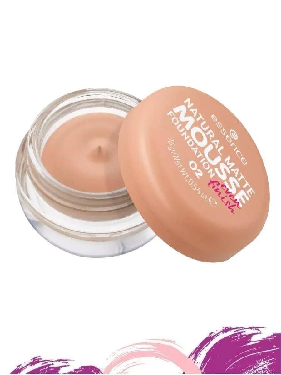 Тональная основа мусс Natural Matte Mousse Foundation, 02 2