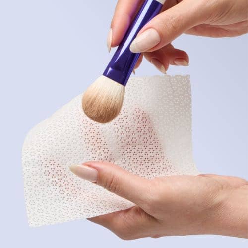 Салфетки Manlypro для очищения макияжных кистей Bergamot Express makeup brush cleansing wipes100 шт 5