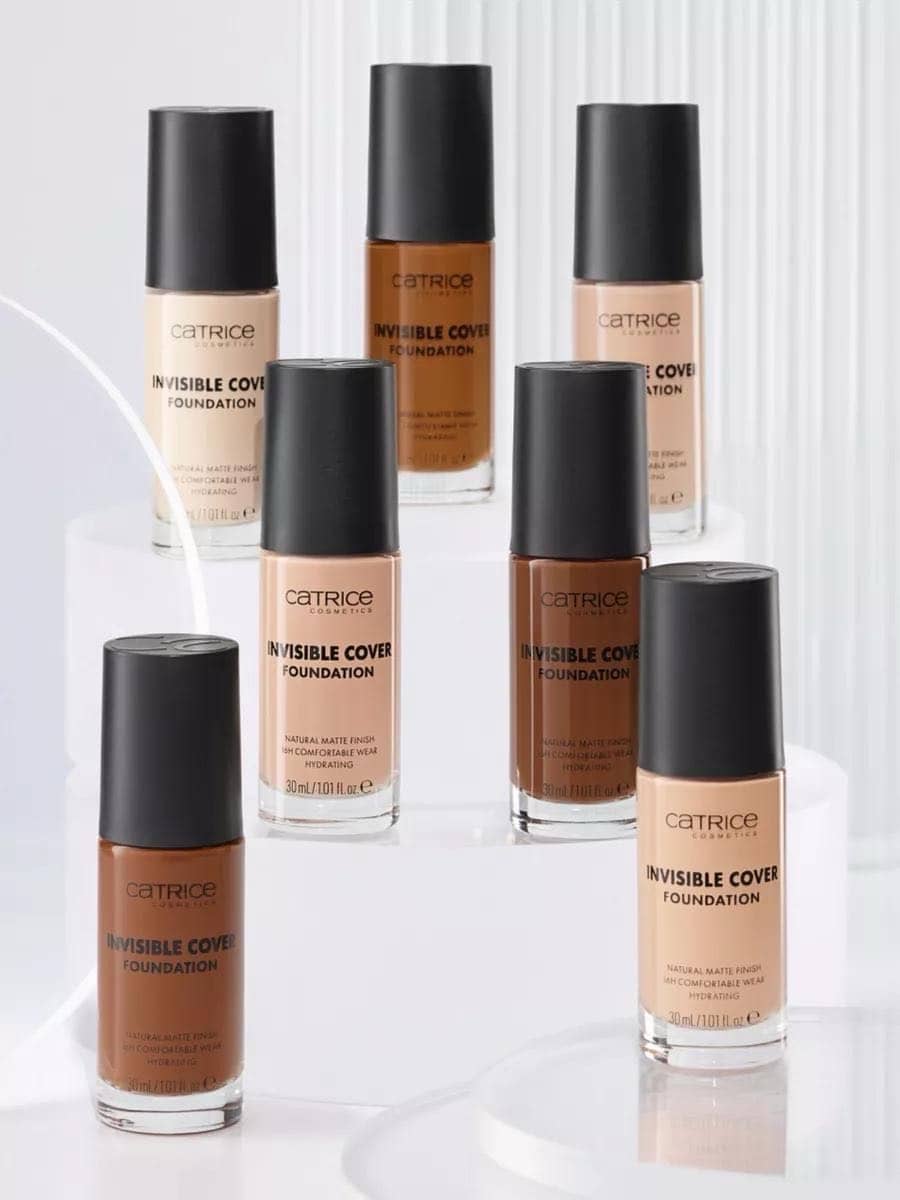 Тональная основа Invisible Cover Foundation, 017N, 30 мл 4