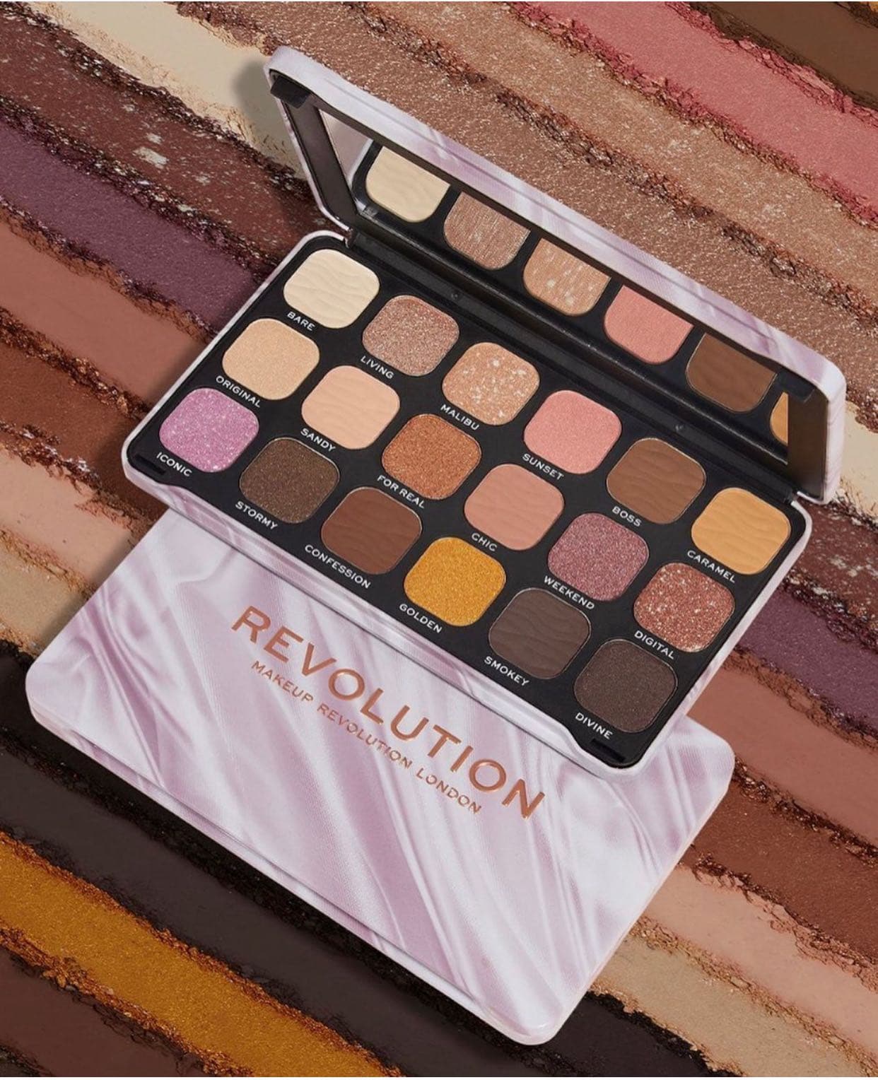 Палетка теней Forever Flawless Nude Silk