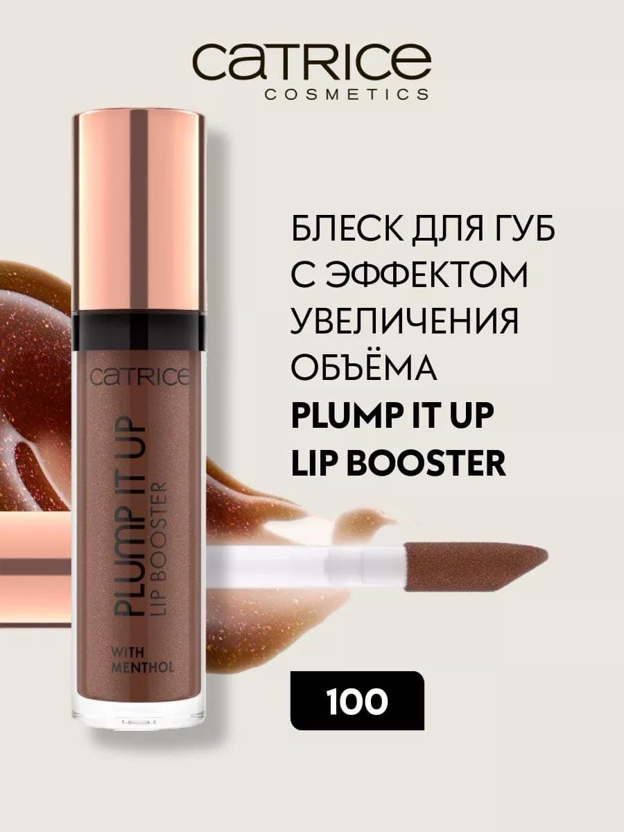 Блеск для губ с эффектом увеличения объёма Plump It Up Lip Booster, 100 Work It, Twerk It, 3.5 мл