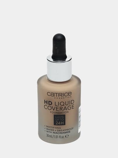 Тональная основа HD Liquid Coverage Foundation, 030 Sand Beige песочный