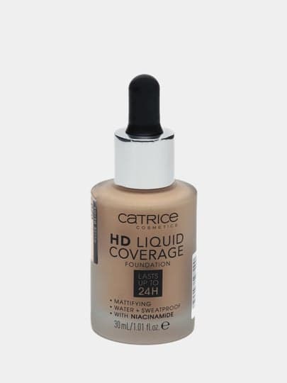 Тональная основа HD Liquid Coverage Foundation, 020 Rose Beige розовый беж