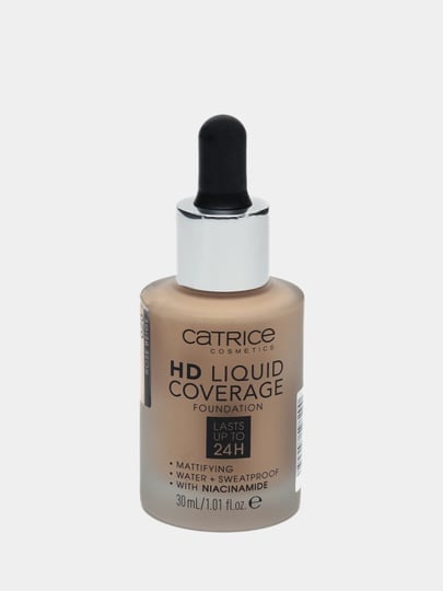 Тональная основа HD Liquid Coverage Foundation, 020 Rose Beige розовый беж
